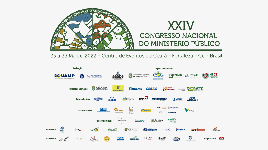 XXIV Congresso Nacional do Ministério Público começa no dia 23 de março
